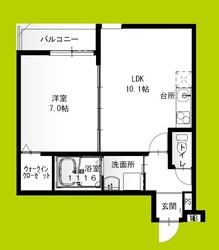 フジパレス住吉遠里小野III番館の物件間取画像